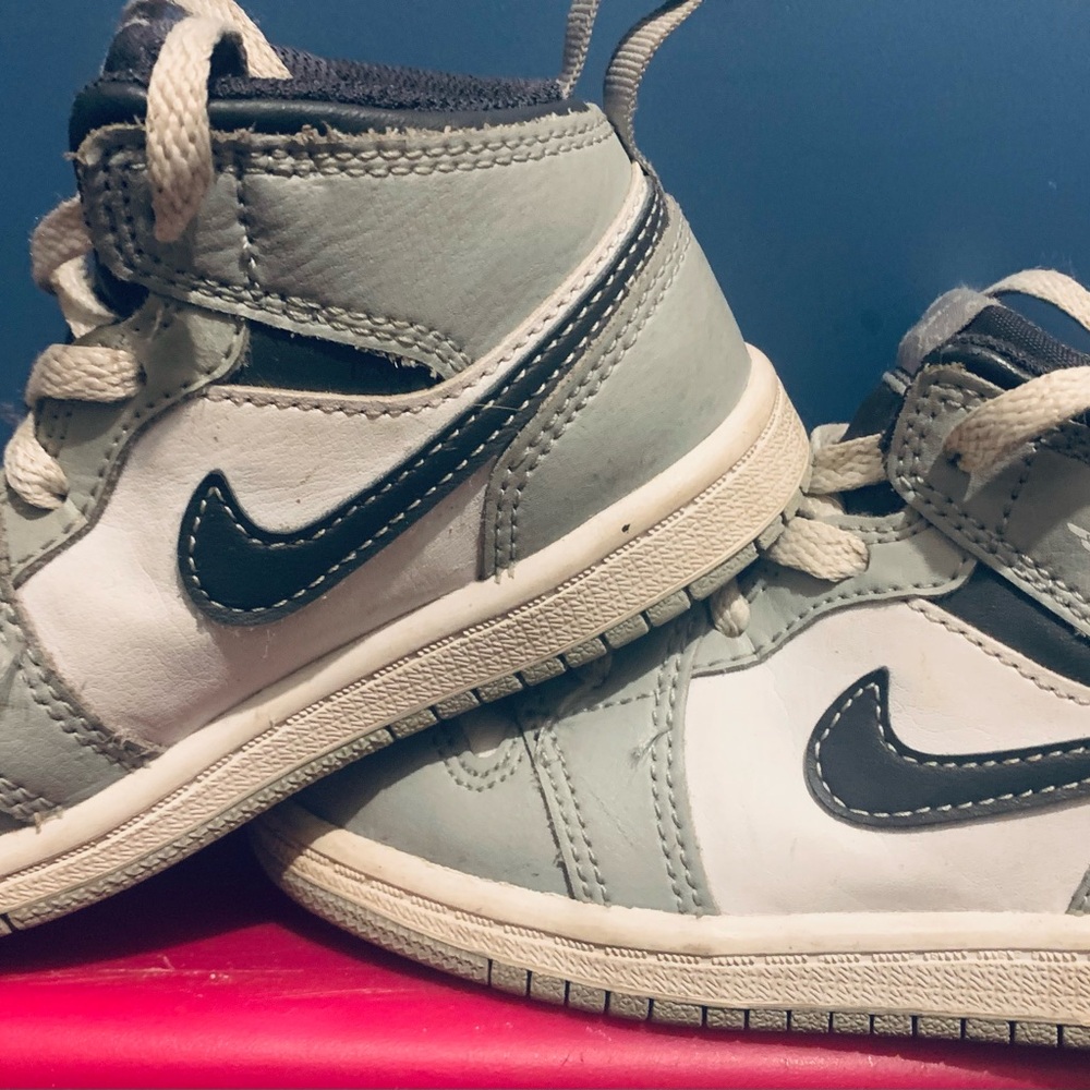 The shoes in the image are Air - Toddler size 8C